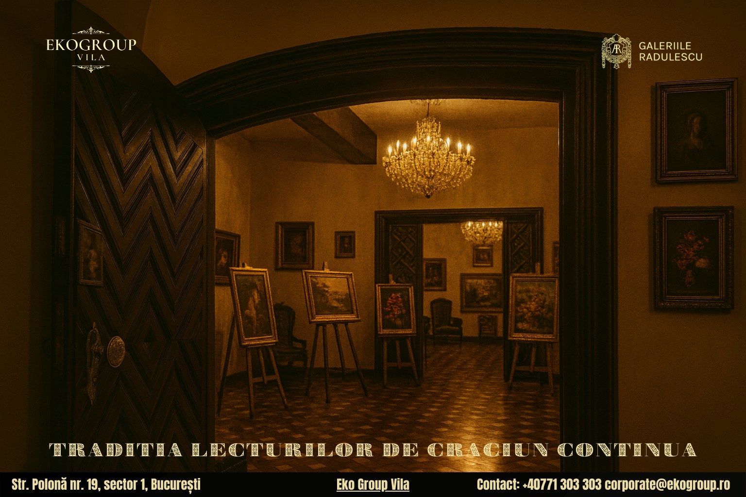 Tradiții de Crăciun în interbelic explorate prin expoziția «Crăciunul anilor ’30» la Eko Group Vila